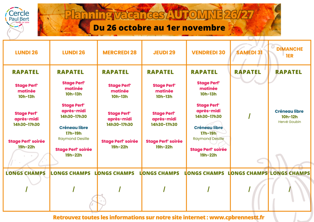 AUTOMNE SEMAINE 2