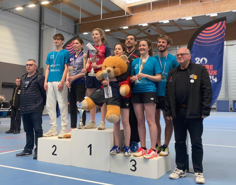 Manon PERRIGAULT et Jérôme OLLIVIER - Médaille de Bronze - Double Mixte