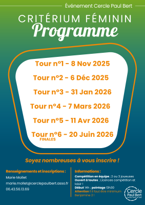 Le criterium féminin